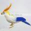 fake bird toy decoration blue feather birds artificial decorative