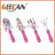 Garden Hand Tool set with Flower printing and Garden floral shovels Lady and kids Garden Tools
