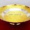 New design made in India promotional gift, corporate gift item gold and silver plated brass bowl