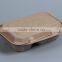 Biodegradable sugarcane bagasse 1000ml food container 9x6 inch