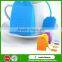 High Quanlity Colorful Tea Bag Shape Silicone Tea Infuser, Silicone Tea Ball