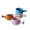 5'' small bowl with handle and decal printing microwave bowl with handle