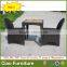 Garden furniture save space rattan coffee set terrace table and chair
