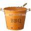 Portable bbq set