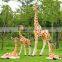 promotion wholesale fiberglass giraffe animal resin sculptures