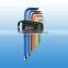 9pc Color Hex Key Wrench (Ball end)/Hand Tools Set HK012