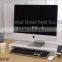 Monitor computer Stand with USB hubs & plug, tempered glass
