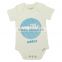 Organic 2017 Excellent Quality Plain and Printed Different color Baby Bodysuits with New design Short Sleeve Bodysuit for Babies
