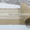 Burlap and lace table runner Hessian Table Runner for rustic wedding decoration