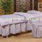 Upscale beauty salon massage bed linen, cotton bed linen SPA Body