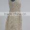 machine made sleeveless young ladies crochet lace evening party mini dress