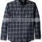 Custom Design Flannal Plaid Mesh Half soft t shirt
