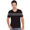 OEM service custom V-neck bamboo t-shirts wholesale china