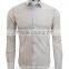 Latest shirt designs fashional Linen&Cotton special contrast slim fit shirts for men