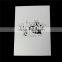 Paper Wedding Party Name Place Card Bride & Bridegroom Message "Mr & MRS" Light Gold Glitter