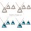 New More color Cubic Zirconia Zinc Alloy jewelry Sets with earring and necklace