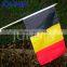 Cheap Wholesale Best Sale 20x30 cm Polyester Belgium Hand Flag
