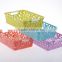 household usage plastic basket,vegetable and fruit storage plastic basket