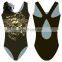 2016 summer new sexy custom cut women wholesale one piece swimsuit