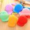 High quality customize logo baseball shape silicone coin wallet for decoration