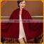 6 Colour Women Knitted Pashmina Shawl With Fur Ball