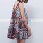 2016 New Style Fashion Chiffon Print Elegant Women Indian Dress Party Women 2015 NT6776