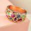 Fashion Thumb Forefinger Middle Finger Rings for Men Women Unisex with Austrian Crystal Gold Plated