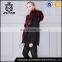 New arrival soft touching womens khaki parka fur parka with real fur