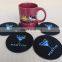 Custom cheap absorbent non woven coaster for car