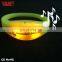 2018 New Products Halloween Motion Sensor Led Silicon Wristbands Bracelets