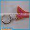 Hot sale made in China cheap bulk custom baseball leather keychain