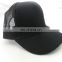 Custom logo plain black foam mesh sports trucker caps hat