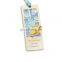 Personalized engraved/engraving stainless steel/brass metal souvenir bookmark