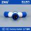 Multifunctional Industrial plug and socket 3-way 16Amp 3Pin, AC220V 16Amp 2P+PE 3-way industrial socket