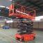 Mobile battery powered self propelled scissor lift electric hydraulic scissor lift