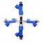 4x Dark Blue 565cc Fuel Injectors 16611-AA720 Fit For Subaru WRX / STI