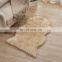 rectangle sheepskin rug made in China