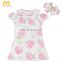 Fashion Kids Party One Piece Wear Girl Frock Simple Design Clothing Vintage Baby Dress Cutting.
