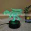 pattern 7 colorful change Energy saving USB led night lamp kids room decoration 3d led night lamp