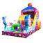 Rainbow Pink Princess Carriage Inflatable Dry Slide Bouncer For Sale
