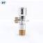 BT3016 good price brass two-way slow opening angle valve