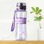2019 New Leak-Proof Sport Bicycle Plastic Water Bottles Cup With Cover Lip Filter BPA free