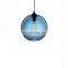 Colorful Glass Sphere Pendant Lamp E27 Retro Indoor Decorative Lighting