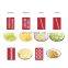 Multifunctional 9 in 1 Household Plastic Vegetable Chopper Cutter