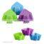 Cute Different Shapes Colorful Silicone Pudding And Jelly Baking Mold