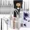 locksmith lock picking tools set and kit with repair practice padlock