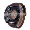 Oulm 1349 Vintage Quartz Watches for Men Mulit Case Waterproof Leather Square Wrist Watches