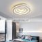 Modern Drop Cloud Ceiling Lamp For Bedroom Indoor Luster Ceiling Light Aluminum White Frame Pendant Lamp