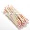 100% Bamboo Disposable Round Chopsticks Wrapped in PE Plastic Sleeve