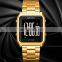 New Arrival Skmei 1879 Luxury Gold Digital Wristwatch Men Wholesale Price Waterproof 30 Meters